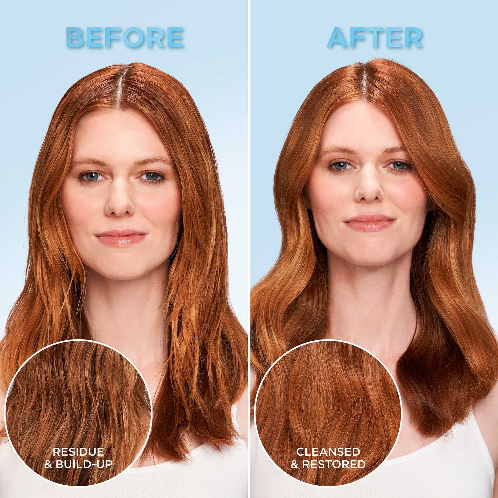 L'Oréal Paris EverPure Sulfate-Free Clarifying Shampoo, Before and After